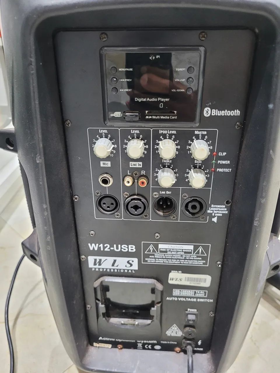 Caixa Ativa W12 USB marca WLS profissional com Bluetooth. - Foto 3