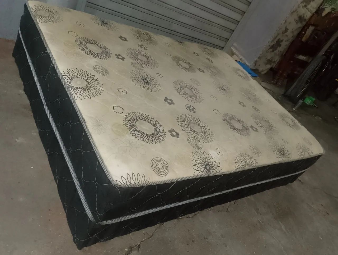 Cama box de casal espuma alta mesmo vl 330 entrego *  - Foto 4