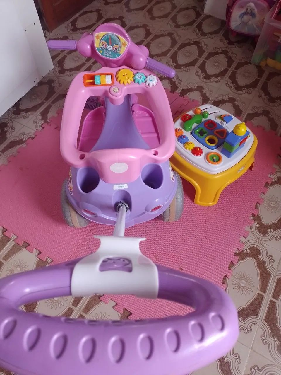 Brinquedos para crianças - Tricycle e centro de atividades - Foto 2
