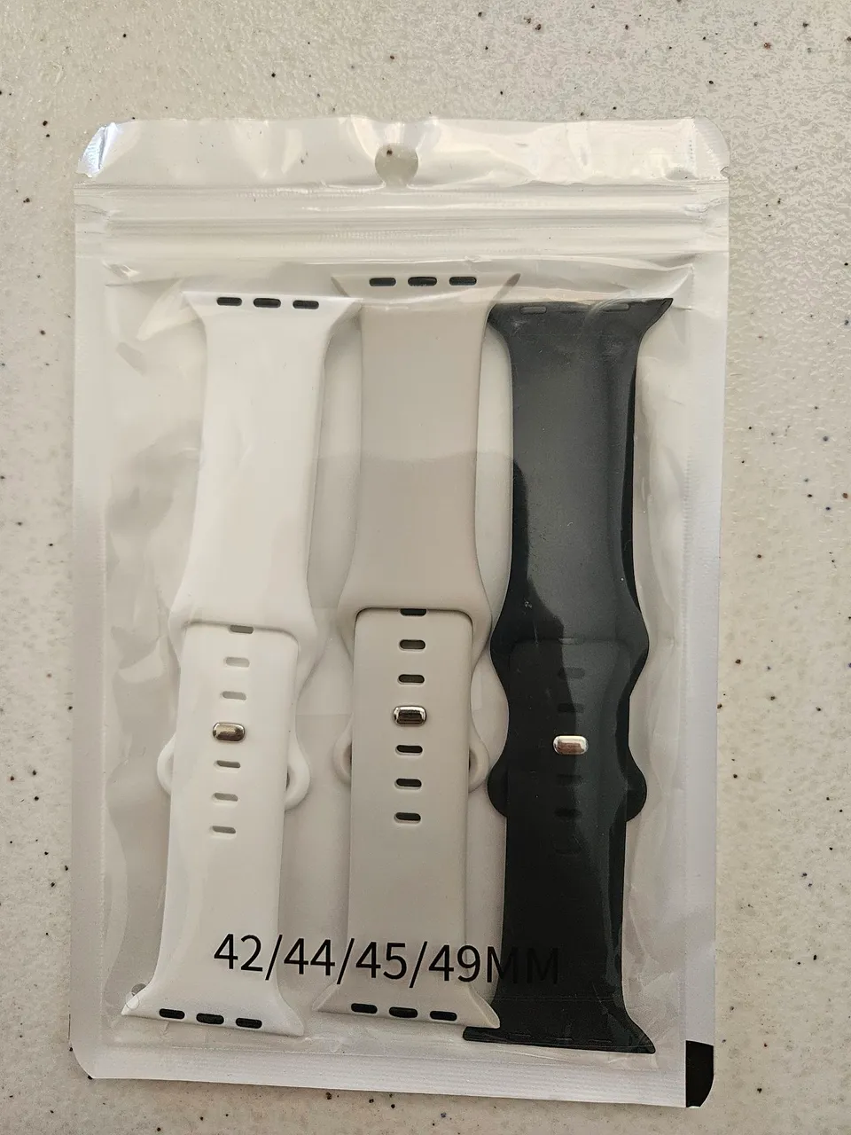 Kit 3 Pulseiras Silicone Apple Watch 42/44/45/49mm