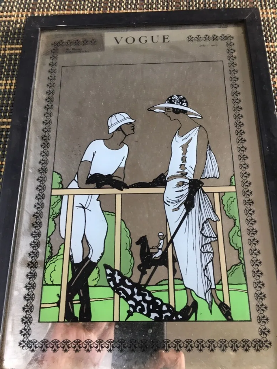 Coleção Coleção de quadros espelhados Vogue - Vintage Raro. 1940 - 1950