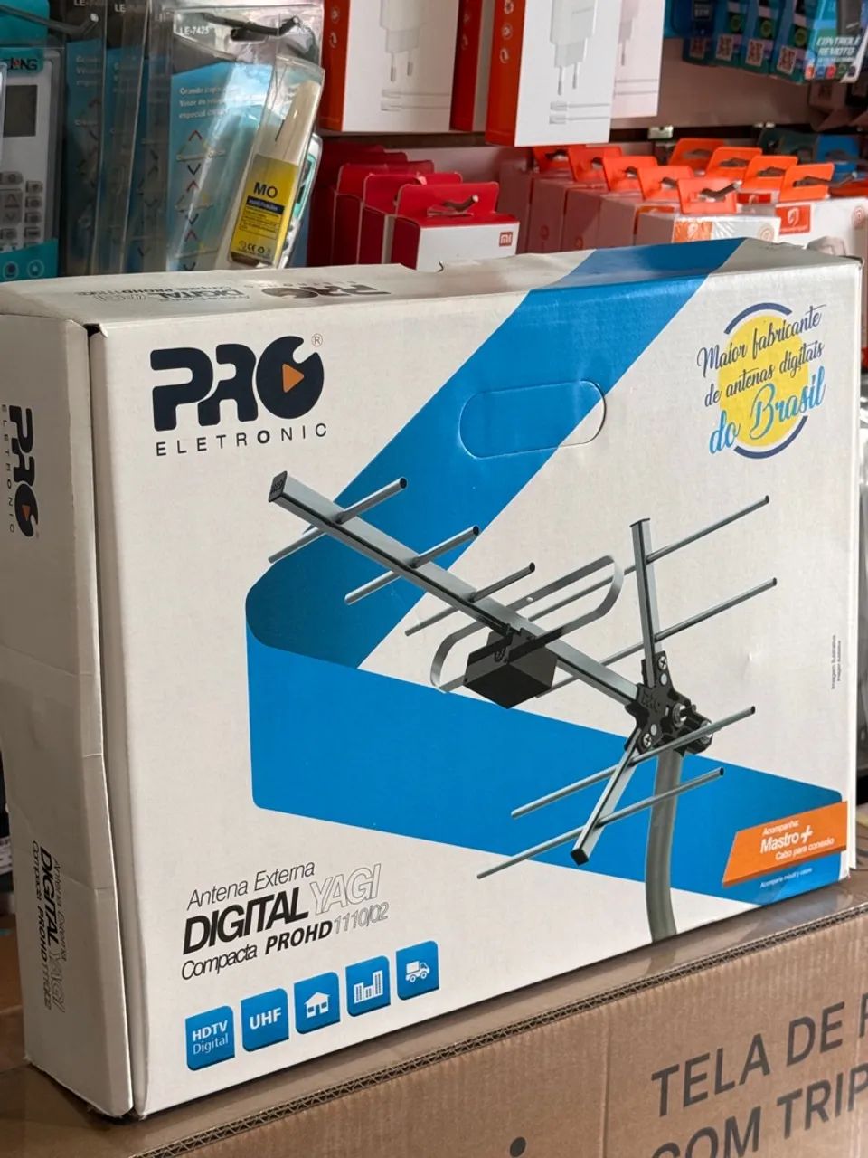 Antena para tv Digital Yagi Prohd- Compacta e de Alta Performance