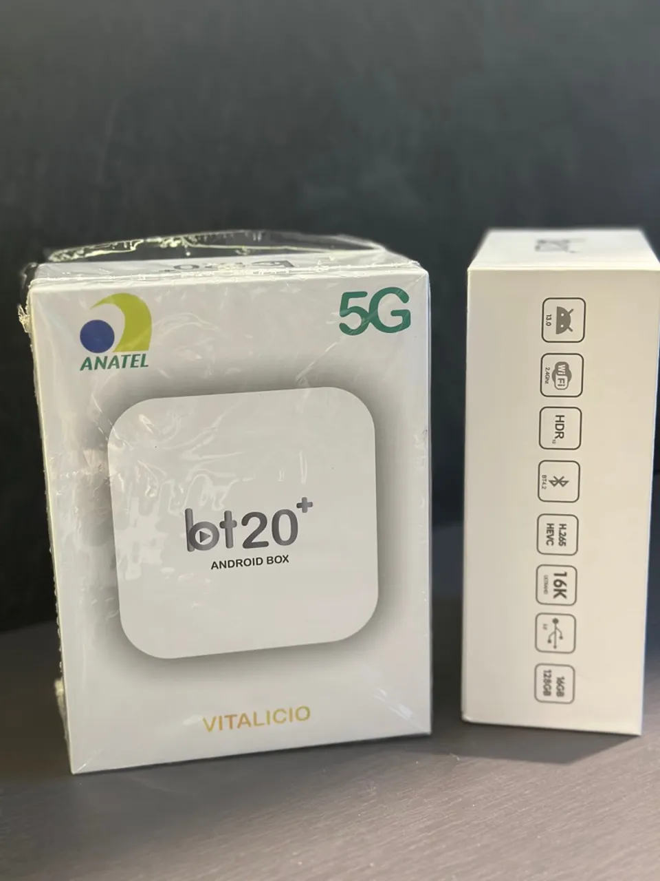 Android Box bt20+ 5G - Novo