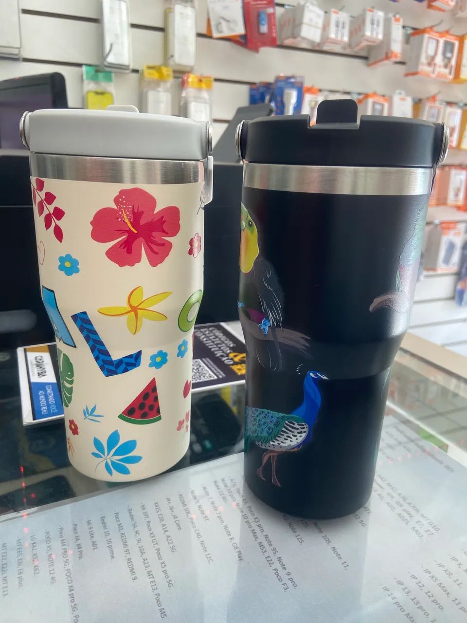 Copo Térmico Aço Inox Fauna 600ml