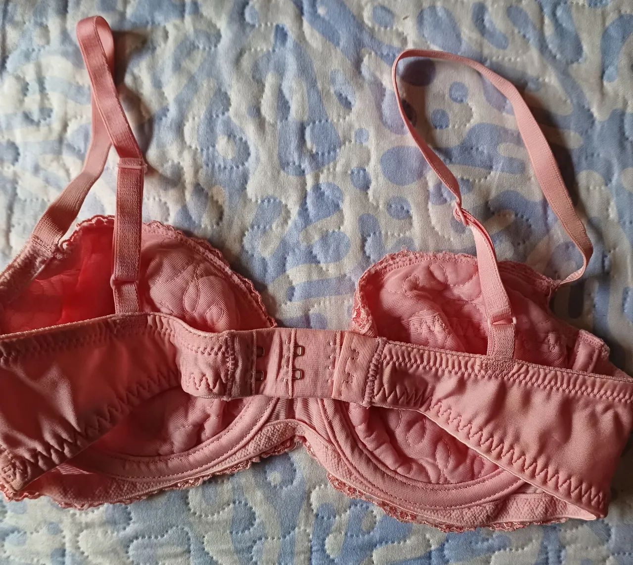 Sutiã  rosa delicado bordado - Foto 2