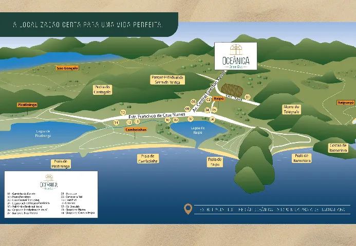 Condomínio Oceânica Green Club Niterói - Terrenos de 360 a 800m² - Clube completo! - Foto 3