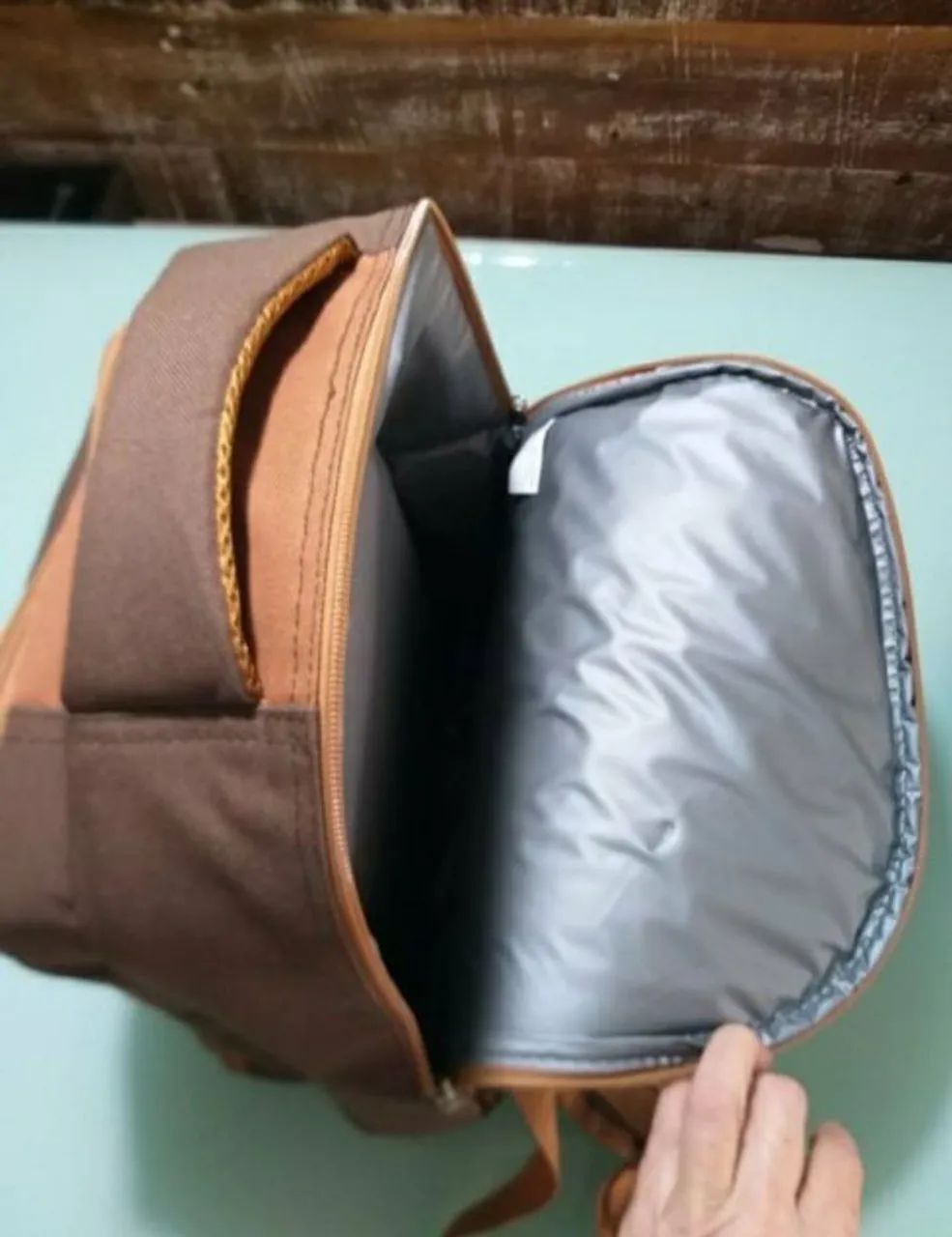 MOCHILA GRANDE PARA ACAMPAMENTO E VIAGENS, NOVA, MARCA UTILIZA. - Foto 4