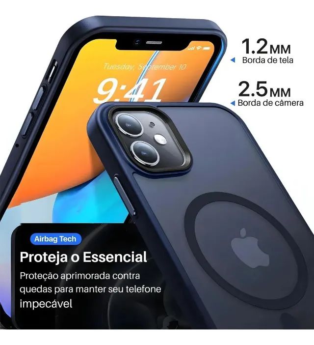 Capa Protetora Fosca Magsafe Para iPhone - Foto 5