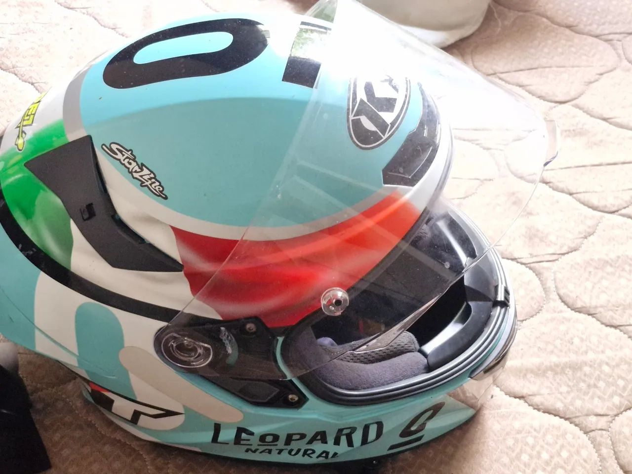 Capacete kyt tamanho 59 semi novo - Foto 2