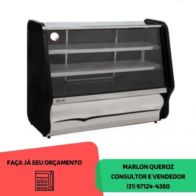 Balcão Refrigerado 1,25M 2 Placas Ormifrio Novo