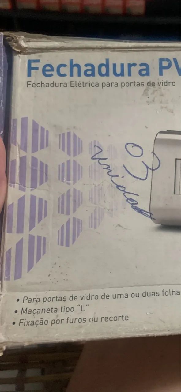 Fechadura Elétrica para porta de vidro de 1 ou 2 folhas - Foto 2