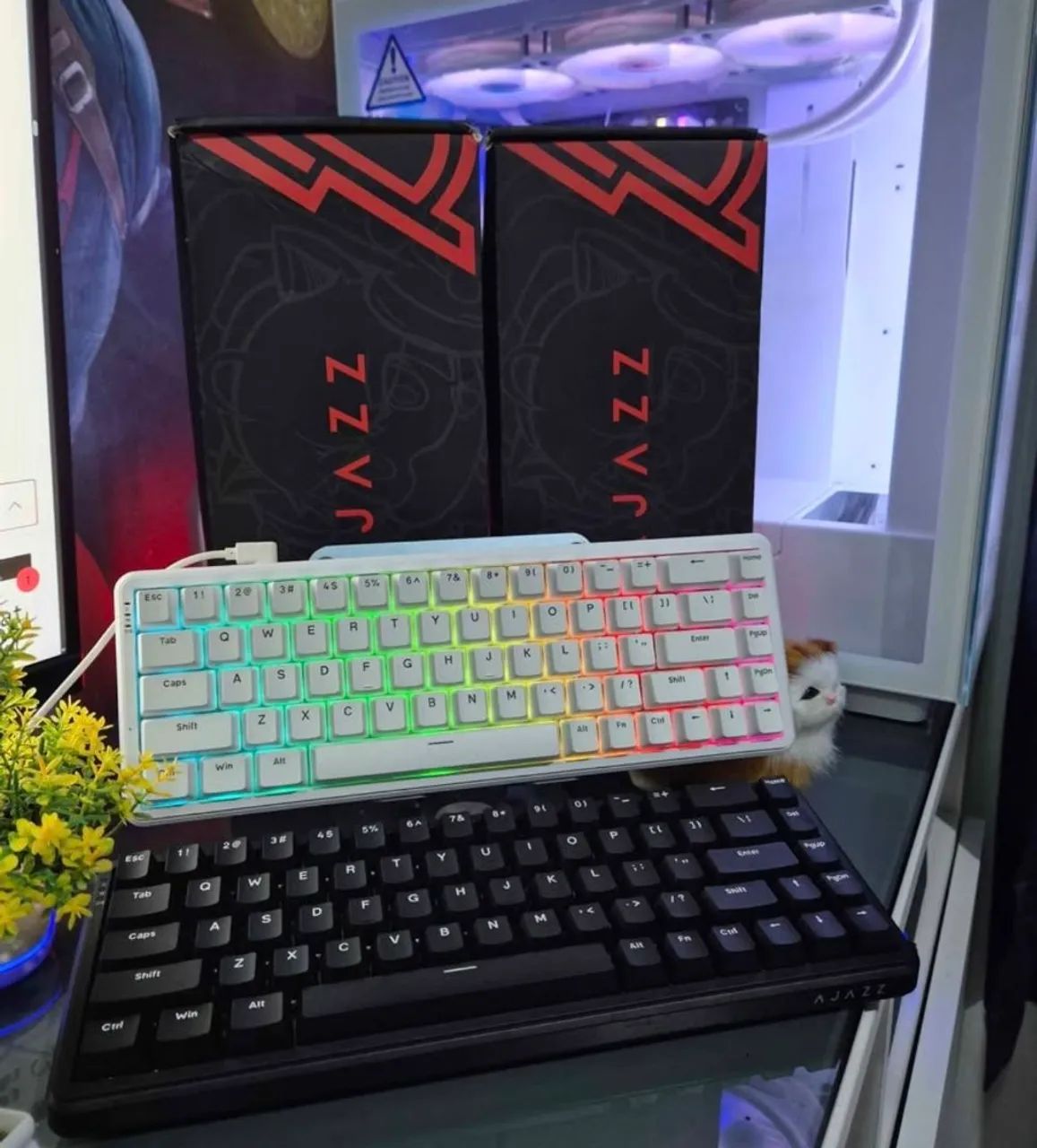 Teclado Magnético Ajazz 680 MAX 8Khz - Novo