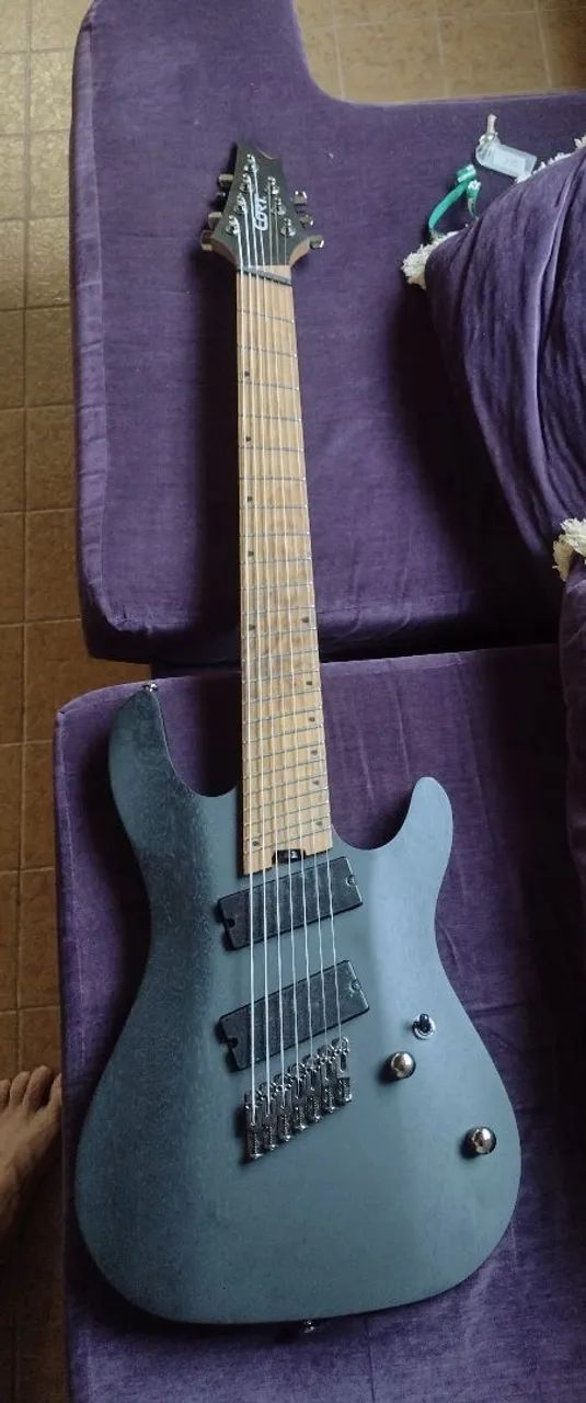 Guitarra Cort KX307MS OPM 7 cordas  - Foto 5
