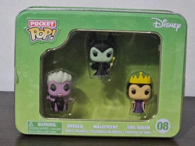 Funko Pocket Pop Villans Disney 08 Ursula / Maleficent / Evil Queen 