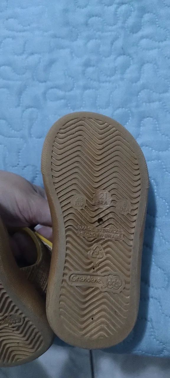 Sandálias infantis do Rei Leão - Tamanho 21 - Foto 5