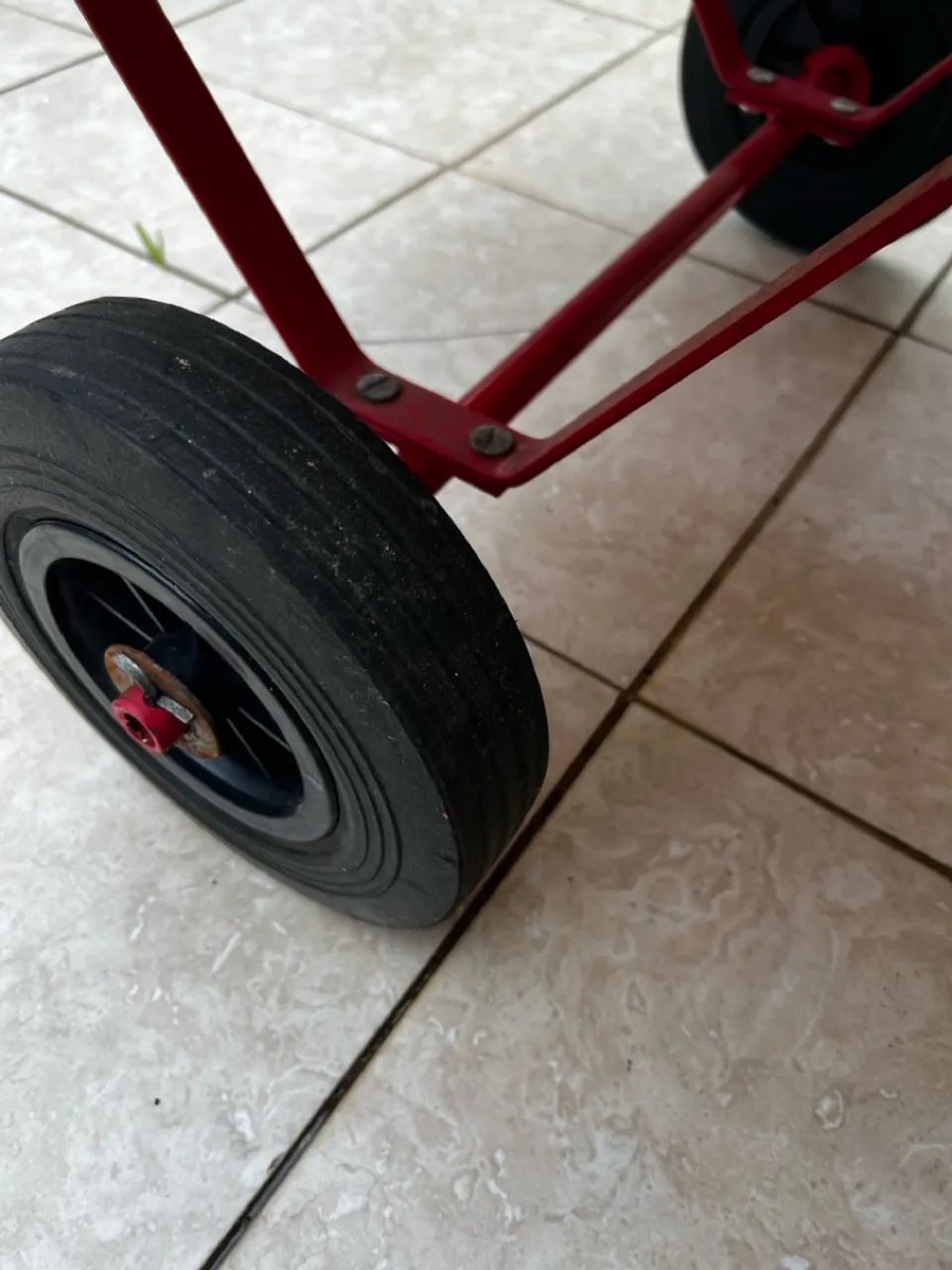 Carrinho Plataforma 250Kg 4 Rodas Maciças  - Foto 5