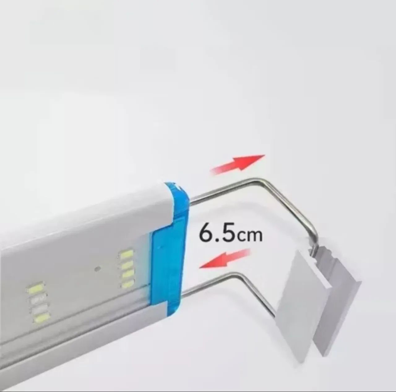 Luminária Aquário Plantado Led 16w 58cm A 70cm 3cores Bivolt (USADO) - Foto 4