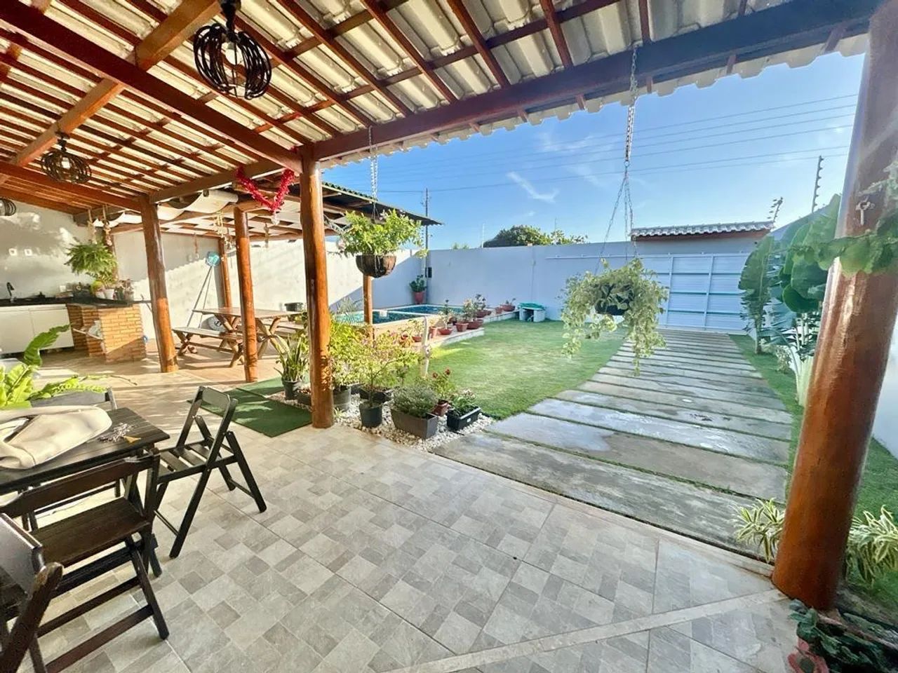 Casa com piscina e churrasqueira para temporada - Foto 5