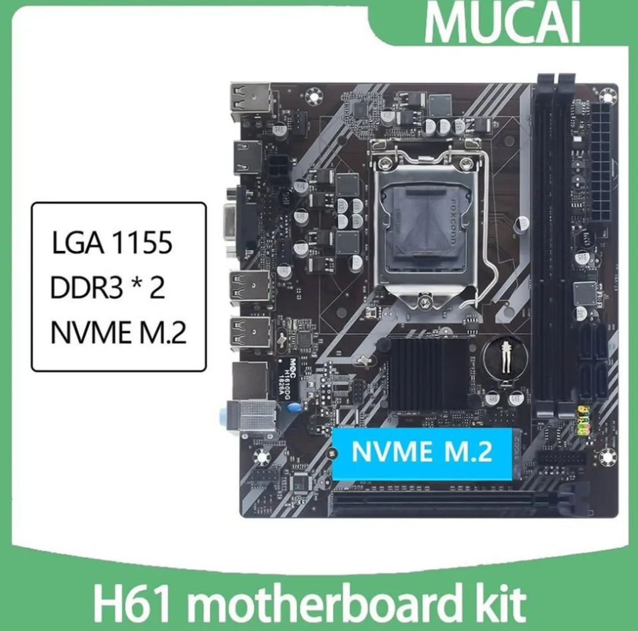 Placa Mãe LGA 1155 B75 Revenger