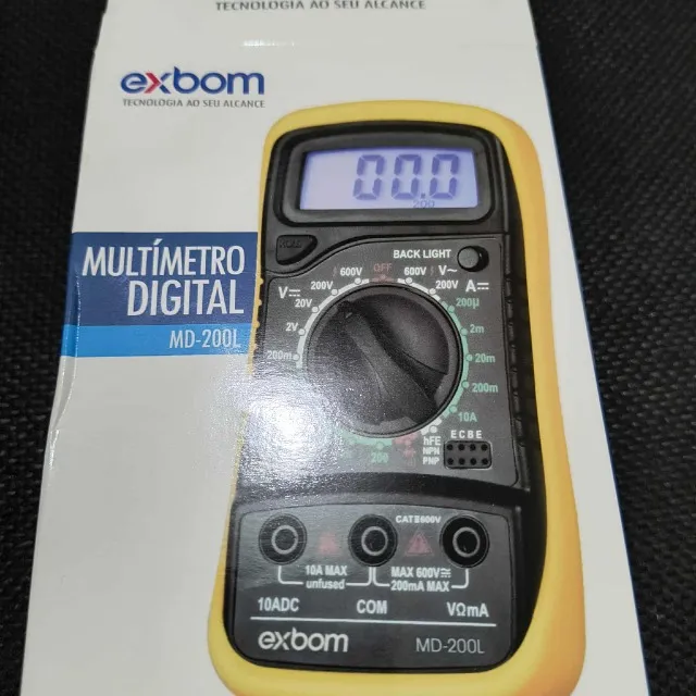 Multímetro digital EXBOM MD-200L