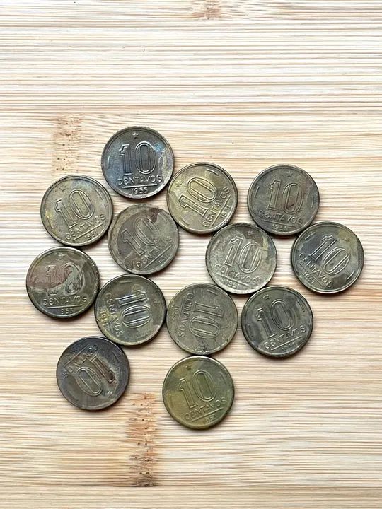 Moedas 10 centavos 1951, 1953 - Foto 4