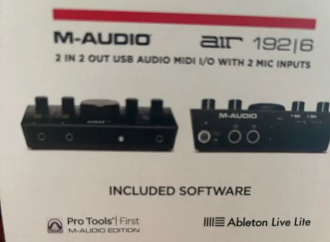 Interface Audio/Midi M-AUDIO AIR 192-6 - Foto 3