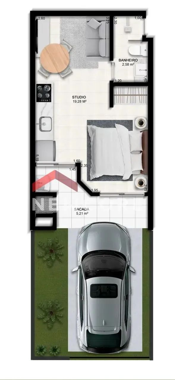 Apartamento em Avenida JK. De Oliveira - Balneário de Caioba - Matinhos/PR - Foto 4