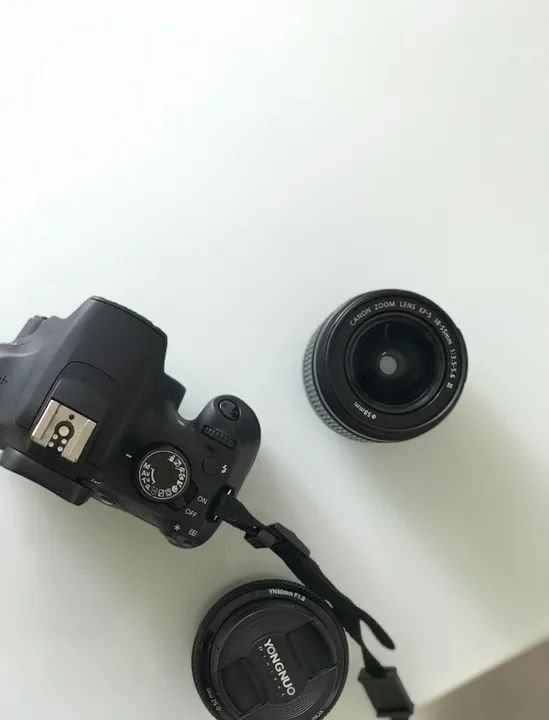 Câmera Canon DSLR + Lentes 1.600 - Foto 2