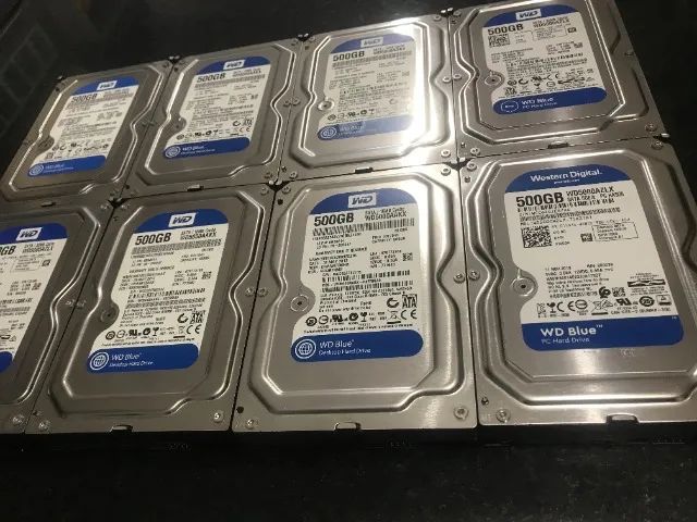 HD 1,5T/1T/750GB/500GB/320GB para DVR/PC e Notebook em Ótimo Estado