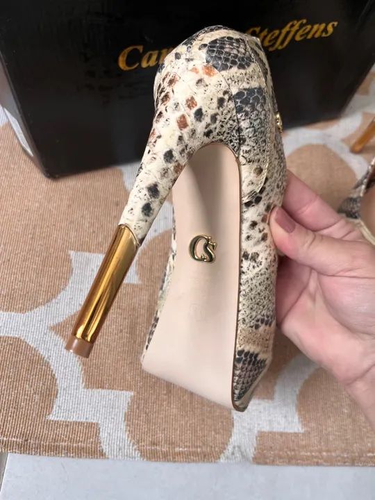 Salto alto Carmen Steffens - Python - Foto 2