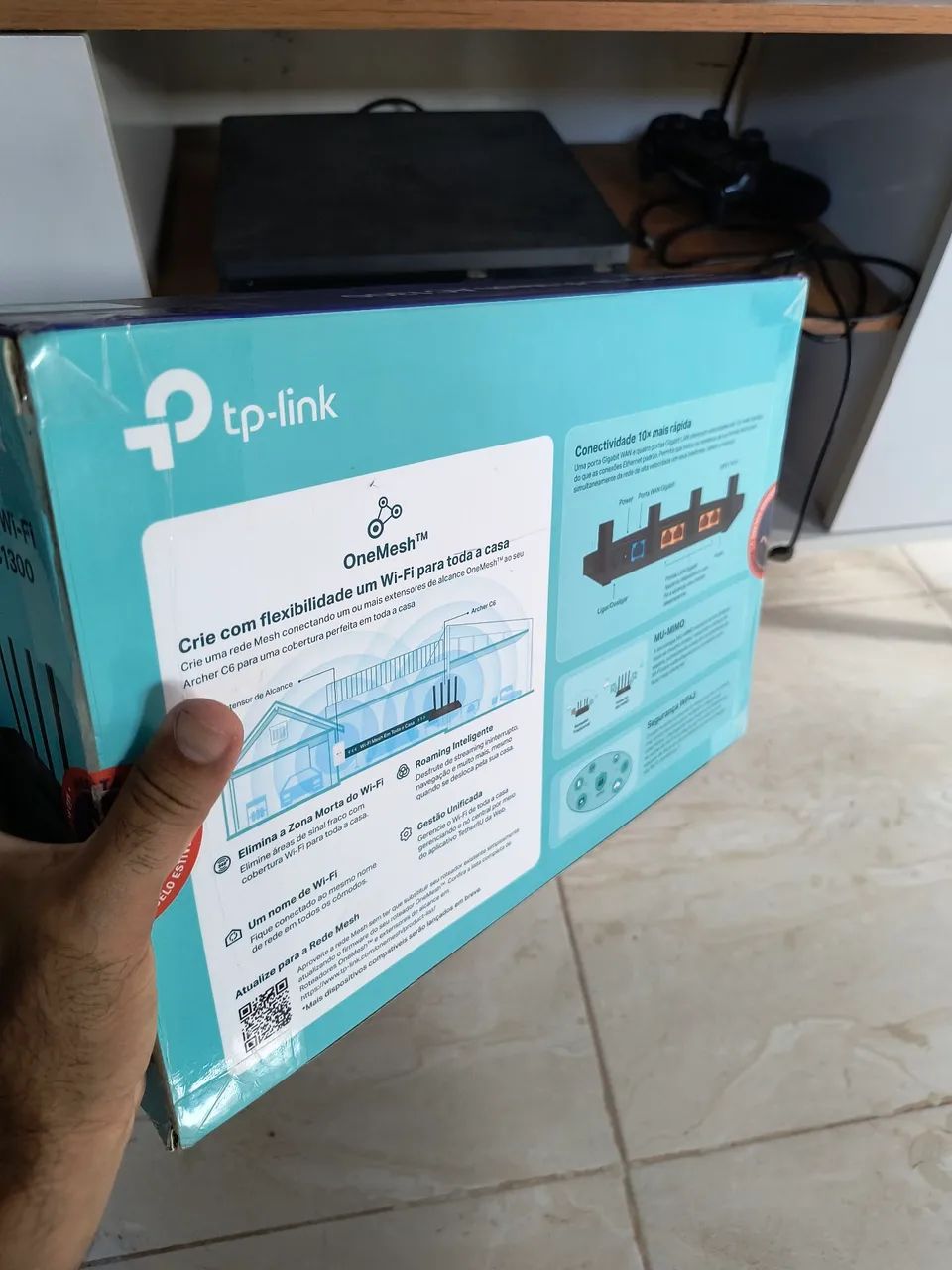 Roteador Wi-Fi Mesh TP-Link Archer C6 AC1300 - Foto 2