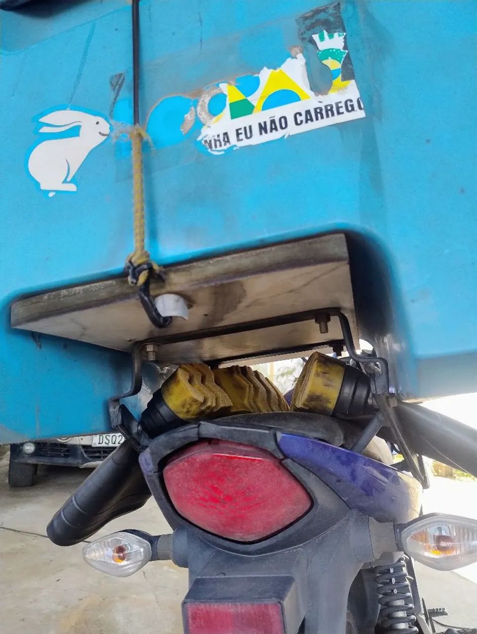 Baú para Moto com suporte chapam cg160 - Foto 4