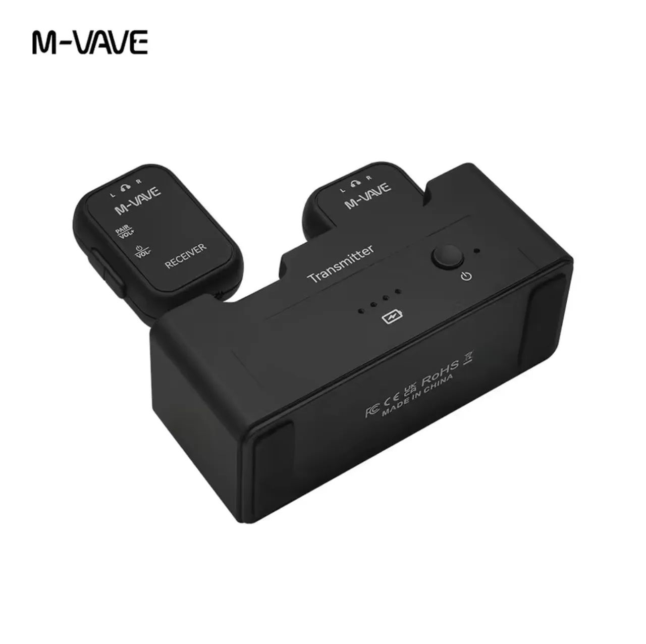 M-VAVE WP12 (SWS12) - Wireless In-Ear Monitor System (Transmitter + 2 Receivers)64297331175683120
