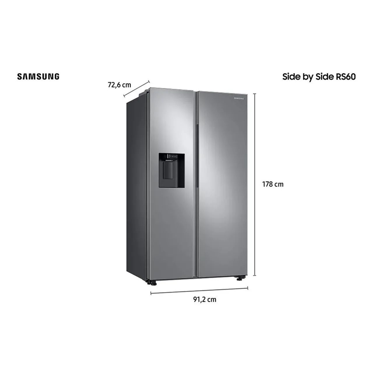 Nova Geladeira Samsung RS60 Side by Side 110V - Foto 4