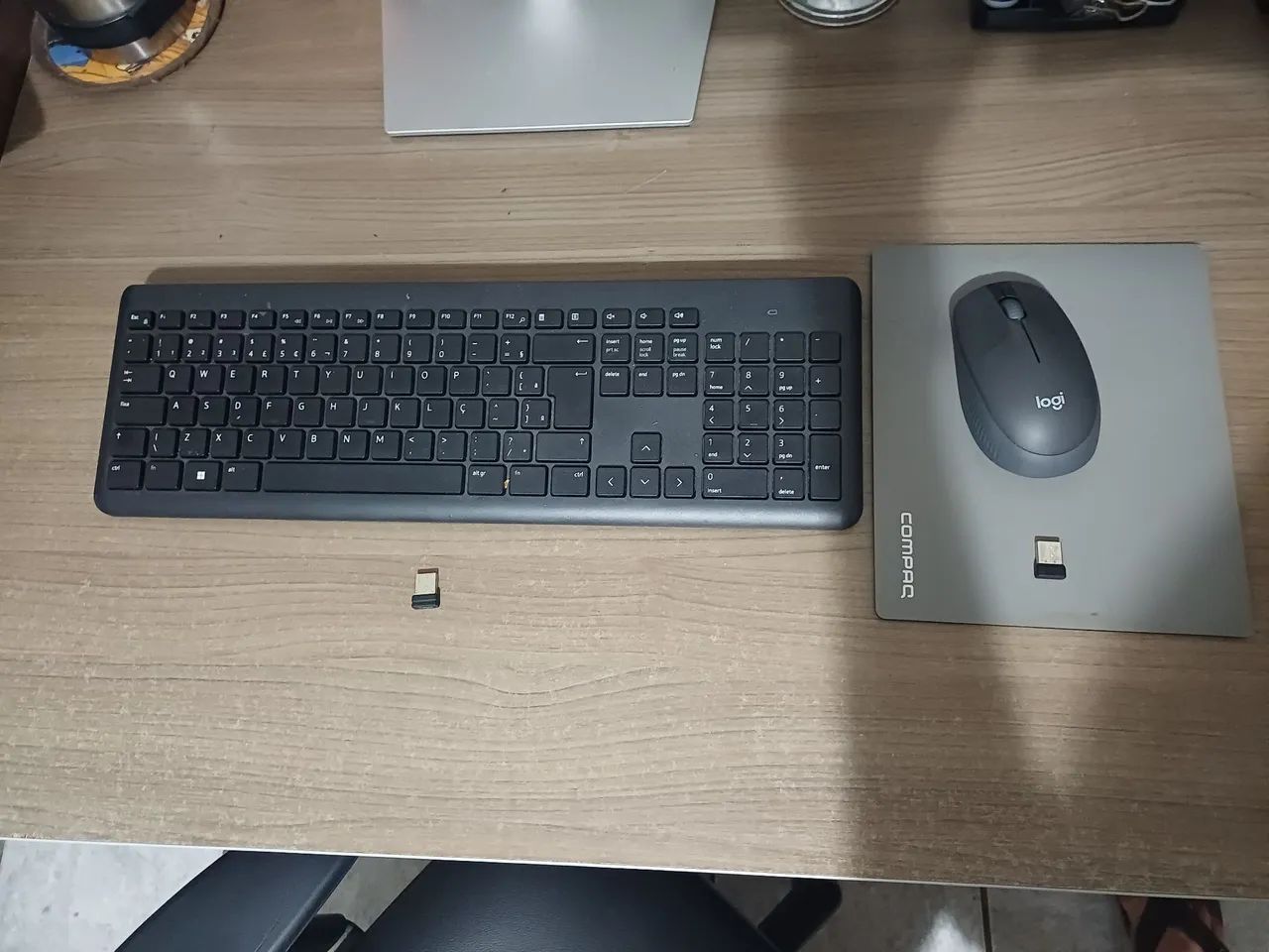 Kit teclado e mouse sem fio
