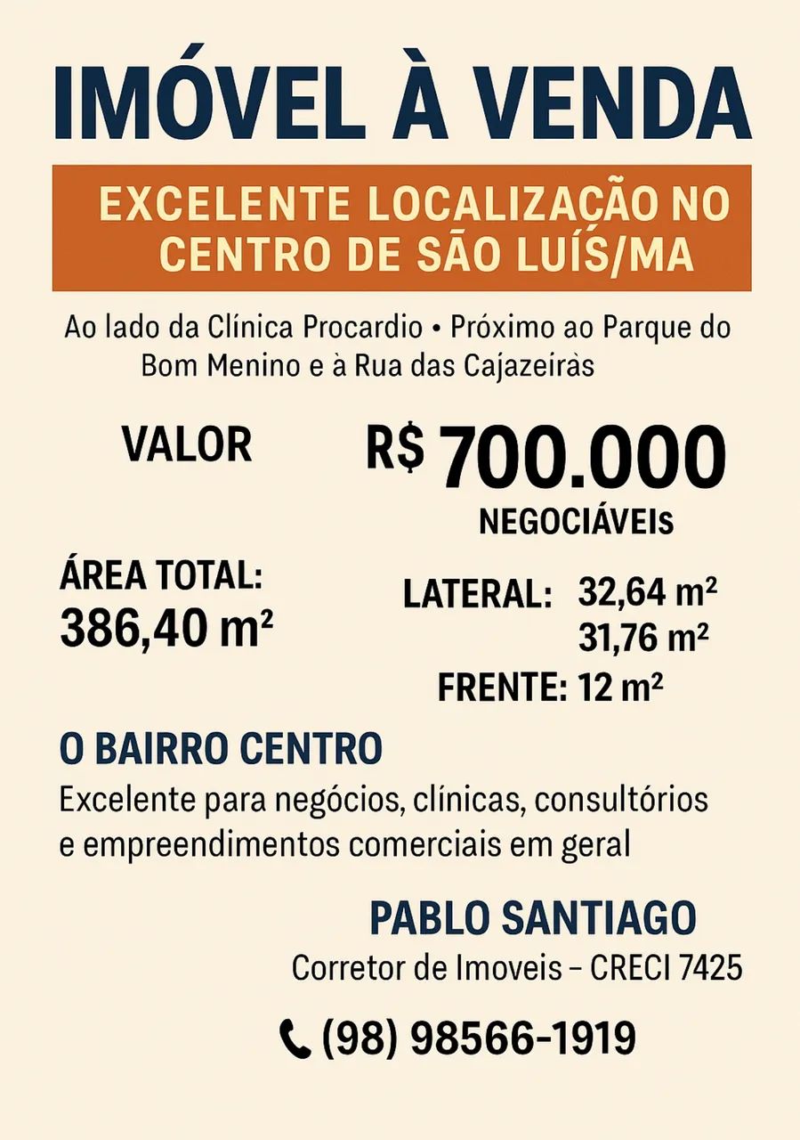 Excelente imóvel comercial no Centro de São Luís - Foto 2