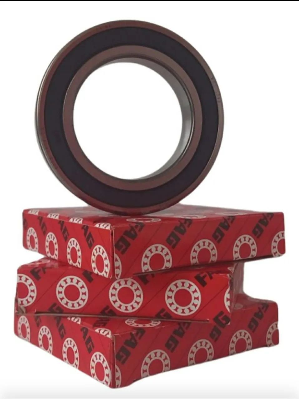 Rolamento Fag 6010 2rsr-co7-c3 50x80x16 Para Eixos E Motores - Foto 2