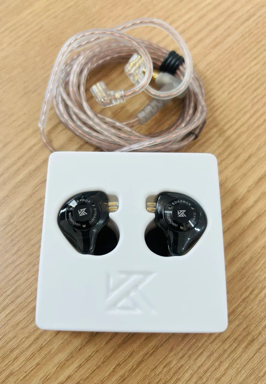 Fone Kz Edx Pro X sem microfone - Novo.