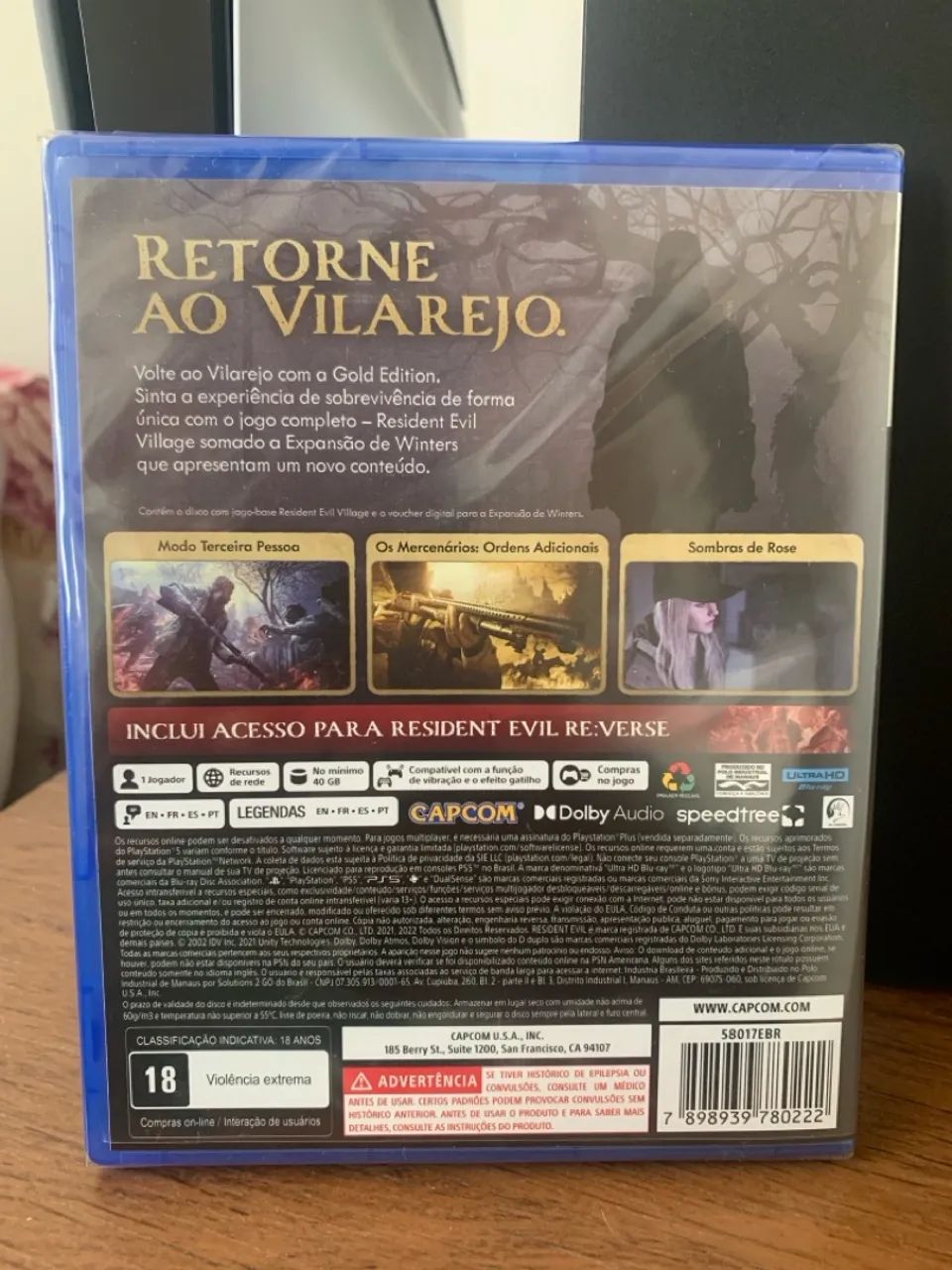 Resident Evil Village Gold Edition - PS5 - NOVO - Foto 2