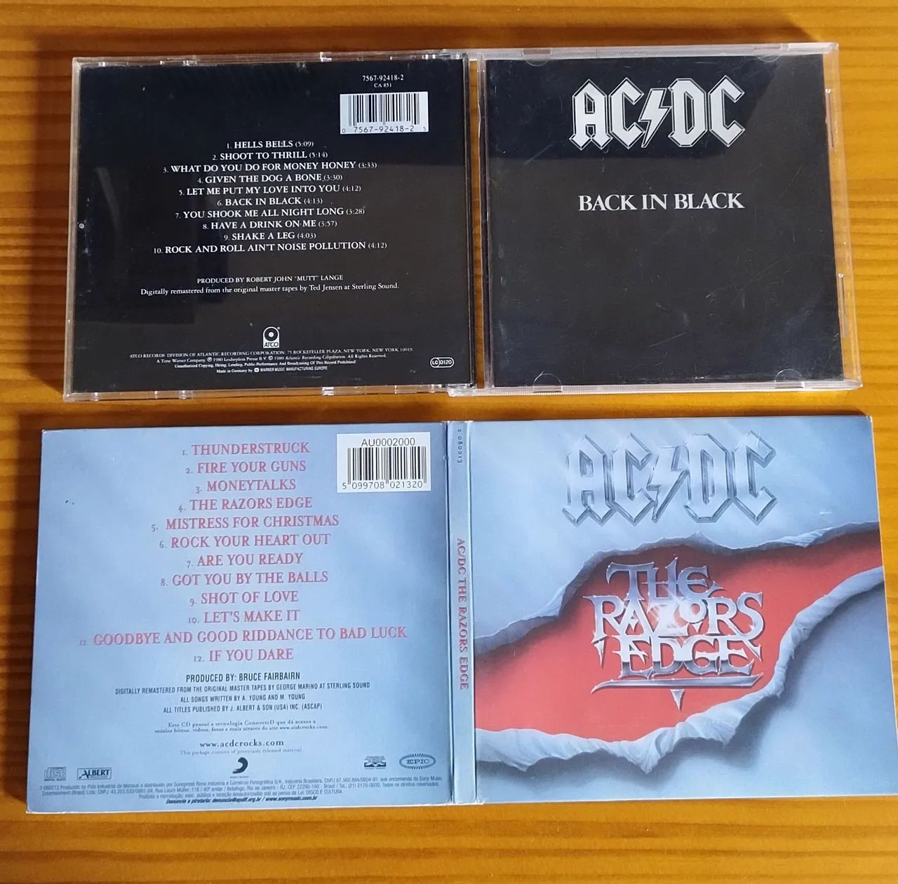 AC/DC - Back in Black e The Razor's Edge - Combo64169286371715120