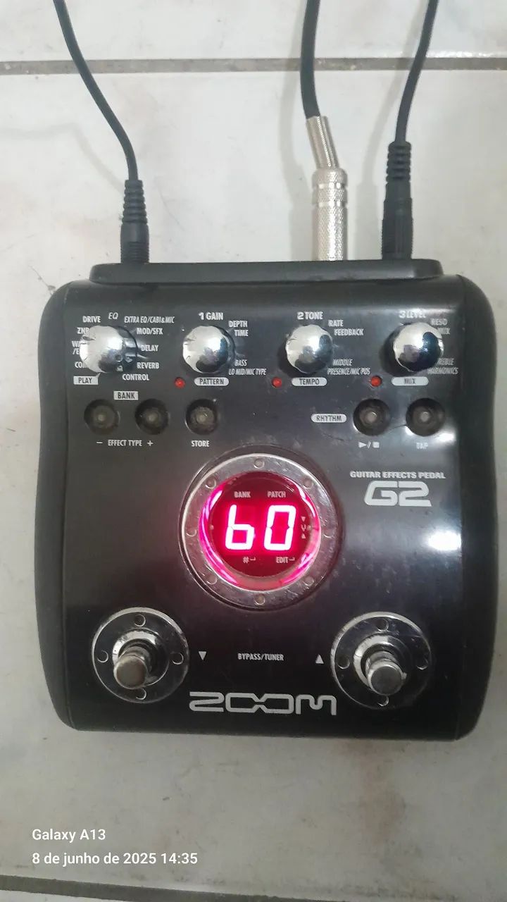 ** PEDALEIRA ZOOM G2 " TROCO " **