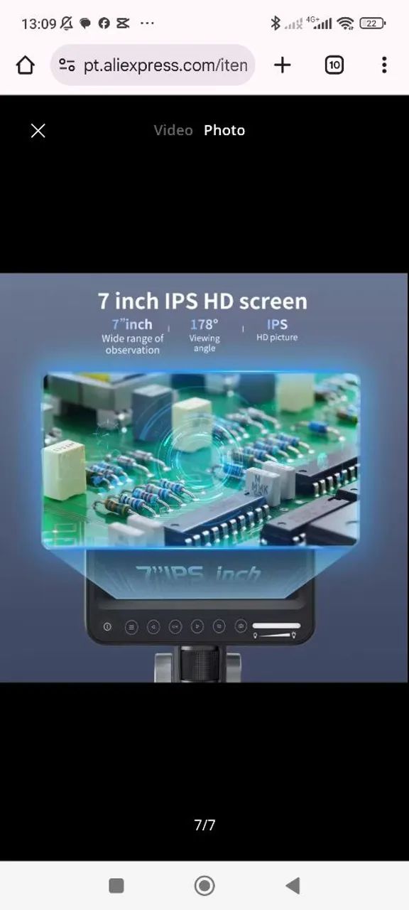 Microscópio digital  - Foto 3