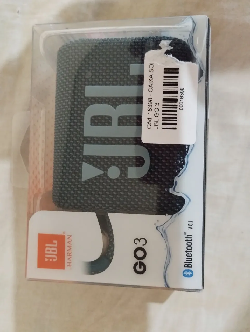 Caixa de Som JBL GO 3 - Nova