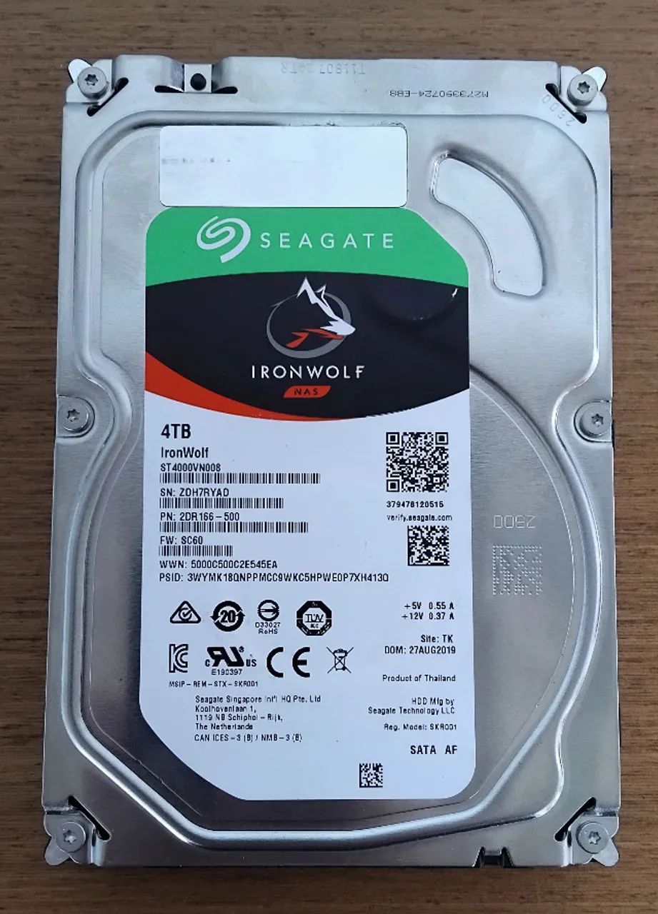 JOJO】Seagate IronWolf 4TB HDD 2台セット JOJO】Seagate IronWolf