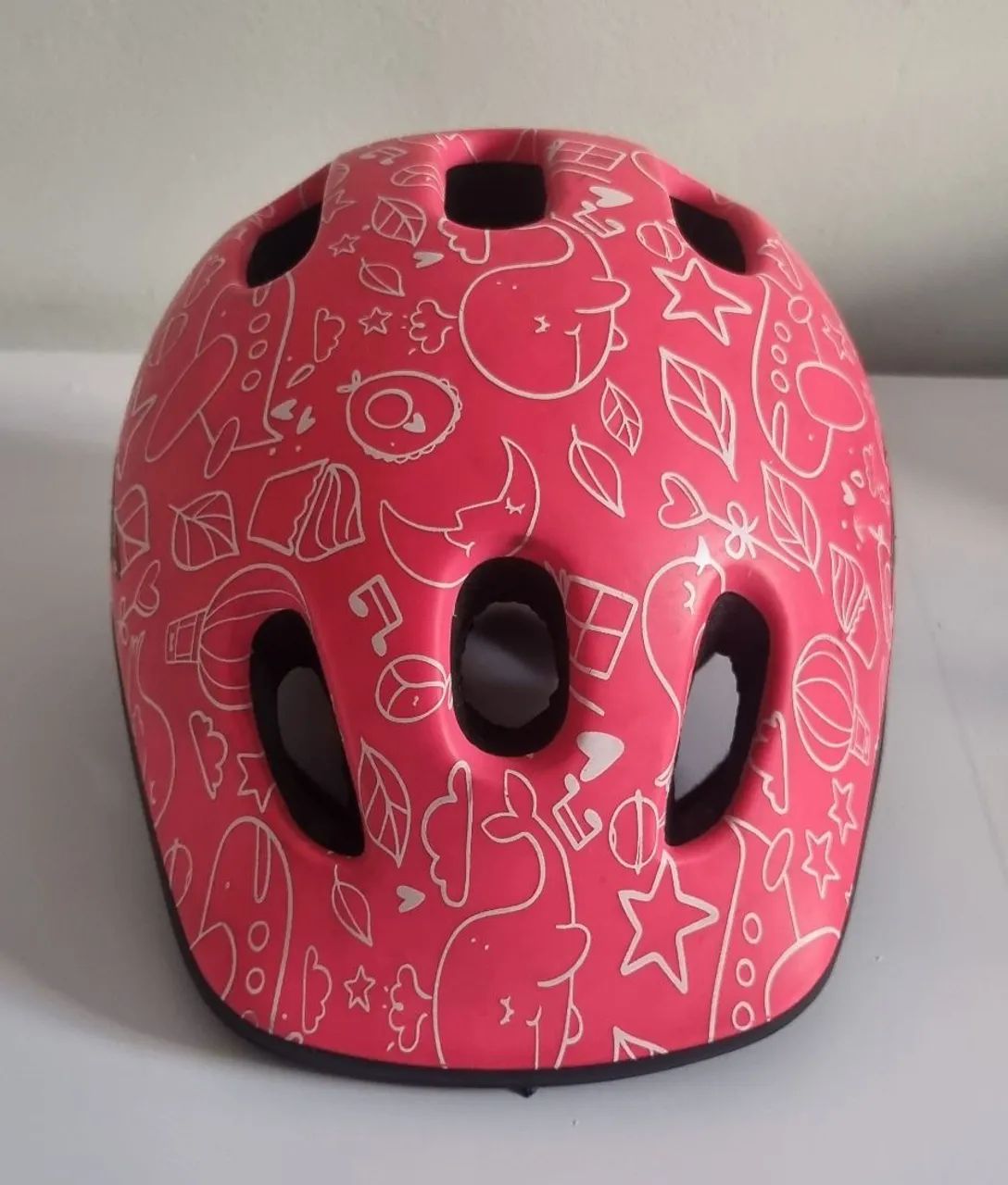 Capacete Infantil Ciclismo Rosa