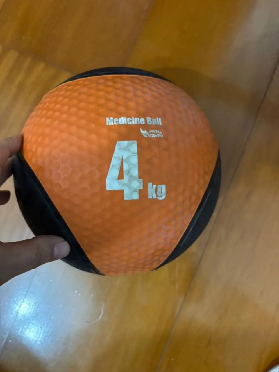 Medicine Ball Bola De Borracha Treino Funcional 4kg