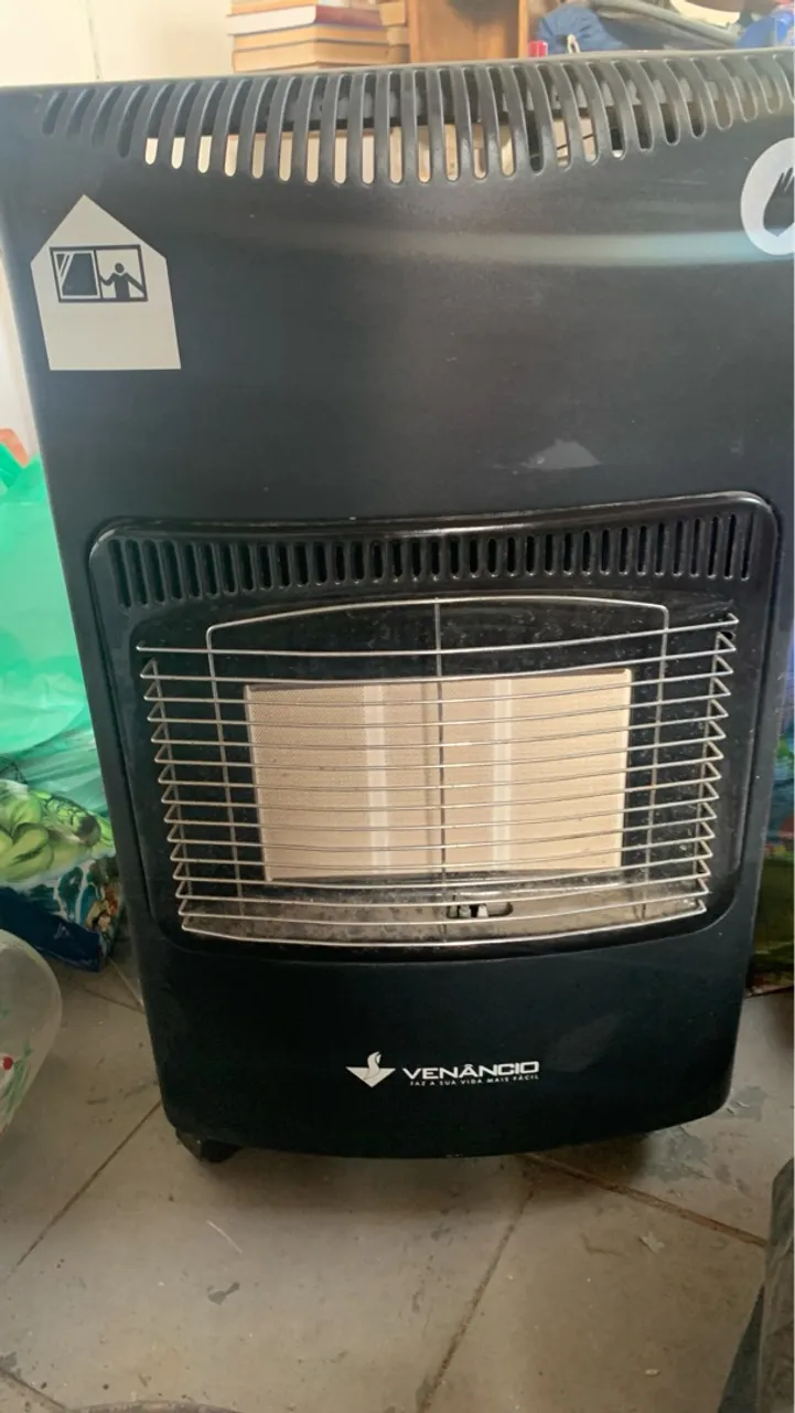 Aquecedor a gás Venâncio para uso com botijão de gas