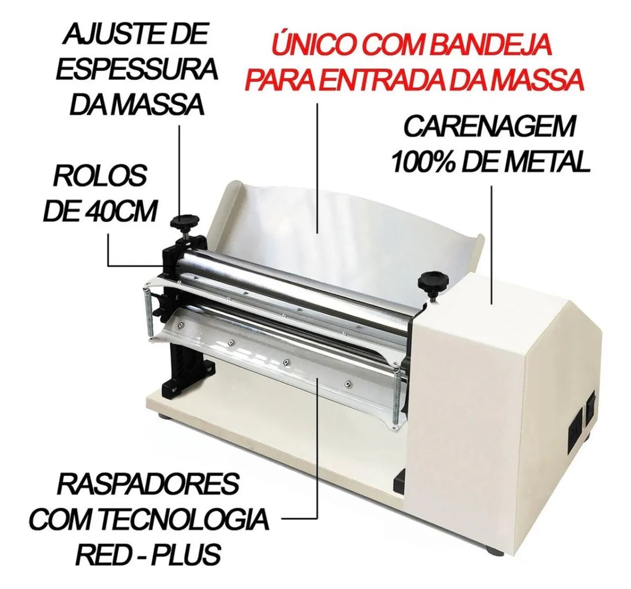 Cilindro elétrico de massas industrial - Foto 5