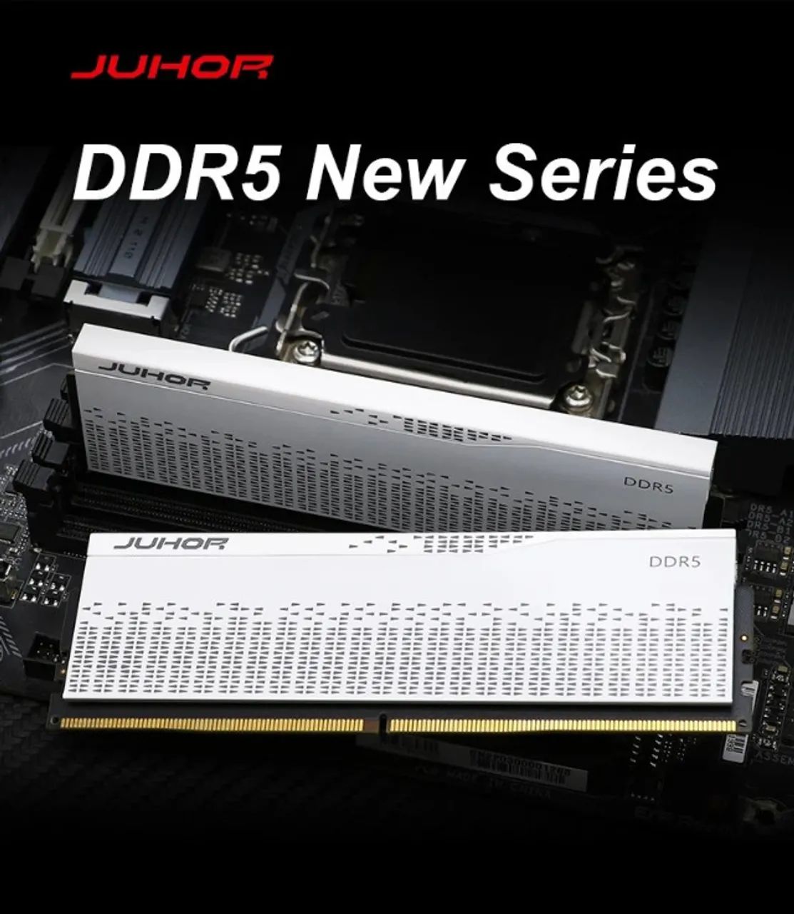 Memória RAM DDR5 16GB 6000MHZ Branca JUHOR