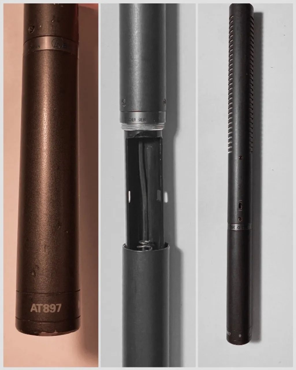 Microfone Boom - Audio-Technica AT897 - Direcional / Shotgun  - Condenser, phantom e pilha - Foto 2